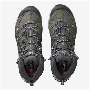 Salomon 412380 X Ultra 3 Mid GTX Olive Nght Black/Icy Mom Kadın Outdoor Bot