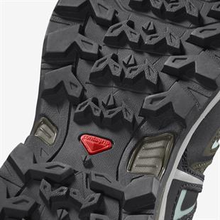 Salomon 412380 X Ultra 3 Mid GTX Olive Nght Black/Icy Mom Kadın Outdoor Bot