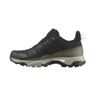 Salomon 412881 X Ultra 4 Gtx Black/Vintage Kaki/Vanilla Ice Erkek Outdoor Ayakkabı