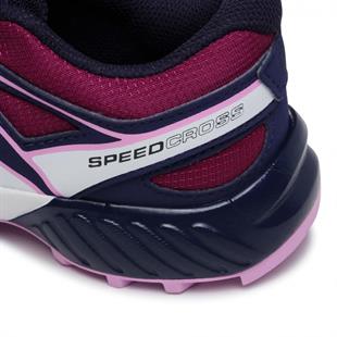 Salomon 412888 Speedcross J Plum Caspia/Evening Blue/Orchid Kadın Outdoor Ayakkabı