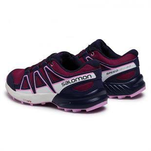 Salomon 412888 Speedcross J Plum Caspia/Evening Blue/Orchid Kadın Outdoor Ayakkabı