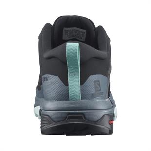 Salomon 412896 X Ultra 4 GTX W Black/Stormy Weather/Opal Blue Kadın Outdoor Ayakkabı