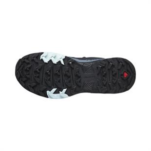 Salomon 412896 X Ultra 4 GTX W Black/Stormy Weather/Opal Blue Kadın Outdoor Ayakkabı
