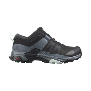 Salomon 412896 X Ultra 4 GTX W Black/Stormy Weather/Opal Blue Kadın Outdoor Ayakkabı
