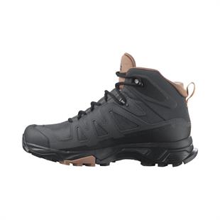 Salomon 412956 X Ultra 4 Mid GTX W Ebony/Mocha Mousse/Almond Cream Kadın Outdoor Bot
