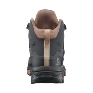 Salomon 412956 X Ultra 4 Mid GTX W Ebony/Mocha Mousse/Almond Cream Kadın Outdoor Bot