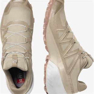 Salomon 413092 Speedcross 5 W Bleached Sand/White/Sirocco Kadın Outdoor Ayakkabı