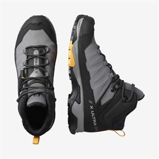 Salomon 413552 X Ultra 4 Mid Winter Quiet Shade/Black/Warm Apricot Erkek Outdoor Bot