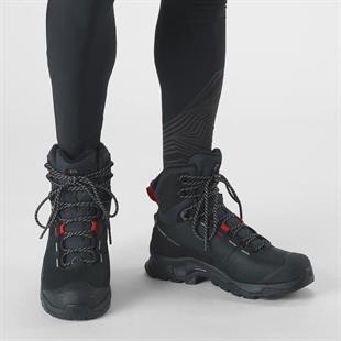 Salomon 413666 Quest Winter TS CSWP Black/Goji Berry/Monument Erkek Outdoor Bot