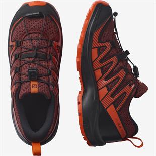 Salomon 414362 Xa Pro 3D V8 J Madder Brown/Black/Red Orange Kadın Outdoor Ayakkabı