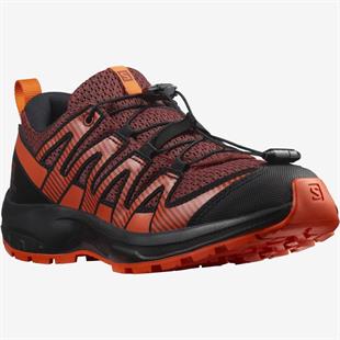 Salomon 414362 Xa Pro 3D V8 J Madder Brown/Black/Red Orange Kadın Outdoor Ayakkabı