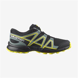 Salomon 414471 Speedcross J Black/Black/Evening Primrose Kadın Outdoor Ayakkabı