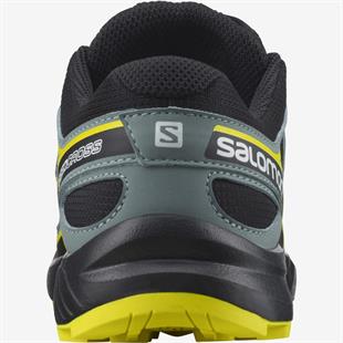 Salomon 414471 Speedcross J Black/Black/Evening Primrose Kadın Outdoor Ayakkabı