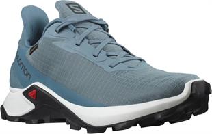 Salomon 414475 Alphacross 3 Gtx W Bluestone/White/Mallar Blue Kadın Outdoor Ayakkabı