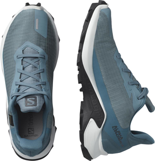 Salomon 414475 Alphacross 3 Gtx W Bluestone/White/Mallar Blue Kadın Outdoor Ayakkabı
