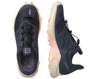 Salomon 414564 Supercross 3 GTX W India Ink/Vanilla Ice/Peachy Keen Kadın Outdoor Ayakkabı