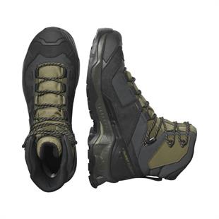 Salomon 414571 Quest Element GTX Black/Deep Lichen Green/Olive Night Erkek Outdoor Bot