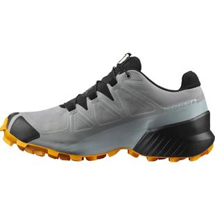 Salomon 414613 Speedcross 5 Gtx Monument/Black/Saffron Erkek Outdoor Ayakkbı