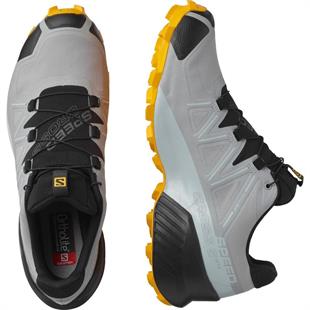 Salomon 414613 Speedcross 5 Gtx Monument/Black/Saffron Erkek Outdoor Ayakkbı