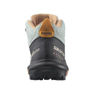 Salomon 415938 OUTpulse Mid GTX W Wrought Iron/Ebony/Blazing Orange Kadın Outdoor Bot
