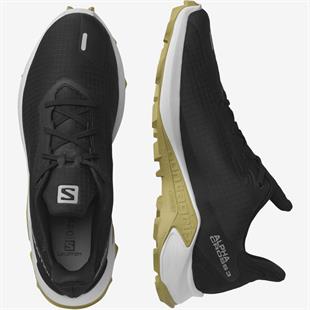 Salomon 415993 26 Alphacross 3 Black/White/Leek Green Erkek Outdoor Ayakkabı