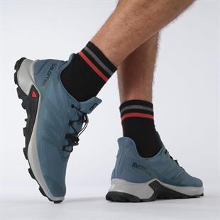 Salomon 416019 Supercross 3 Mailard Blue/Quarry/Black Erkek Outdoor Ayakkabı