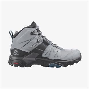 Salomon 416249 X Ultra 4 Mid GTX W Quarry/Black/Legion Blue Kadın Outdoor Bot