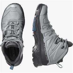 Salomon 416249 X Ultra 4 Mid GTX W Quarry/Black/Legion Blue Kadın Outdoor Bot