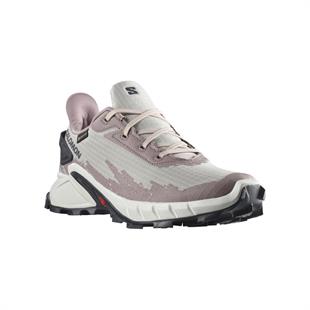 Salomon 417232 Alphacross 4 GTX W Ashes of Roses/White/Ebony Kadın Outdoor Ayakkabı
