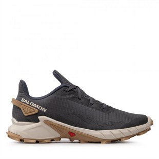 Salomon 417241 Alphacross 4 Ebony/Rainy Day/Phantom Erkek Outdoor Ayakkabı