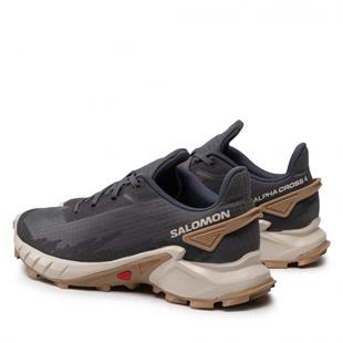 Salomon 417241 Alphacross 4 Ebony/Rainy Day/Phantom Erkek Outdoor Ayakkabı