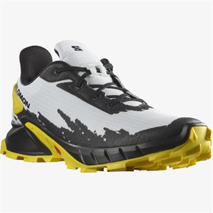 Salomon 417244 Alphacross 4 White/Black/Empire Yellow Erkek Outdoor Ayakkabı