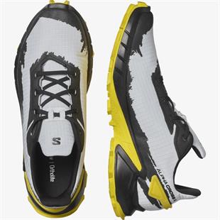 Salomon 417244 Alphacross 4 White/Black/Empire Yellow Erkek Outdoor Ayakkabı
