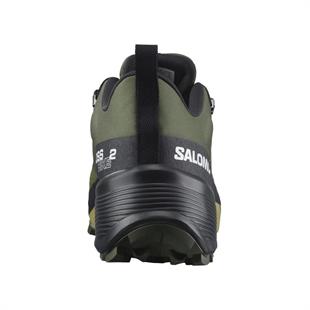 Salomon 417308 Cross Hike GTX 2 Olive Night/Black/Gray Green Erkek Outdoor Ayakkabı