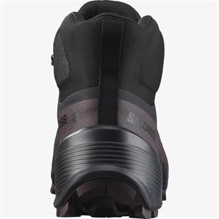 Salomon 417310 Cross Hike Mid GTX 2 W Black/Chocolate Plum/Black Kadın Outdoor Bot