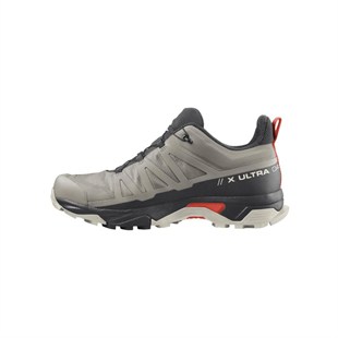 Salomon 417314 X Ultra 4 Gtx Vintage Khaki/Black/Cherry Tomato Erkek Outdoor Ayakkabı