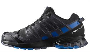 Salomon 417353 Xa Pro 3D v8 GTX Black/Indigo Bunting/Ebony Erkek Outdoor Ayakkabı