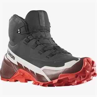 Salomon 417359 Cross Hike Mid GTX 2 Black/Bitter Chocolate/Fiery Red Erkek Outdoor Bot