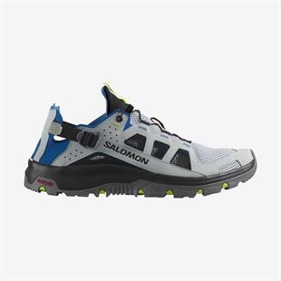 Salomon 471138 Techamphibian 5 Pearl Blue/Lapis Blue/Safety Yellow Erkek Outdoor Ayakkabı