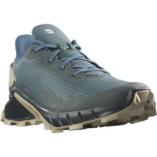 Salomon 471166 Alphacross 4 Stargazer/Carbon/Moss Gray Erkek Outdoor Ayakkabı
