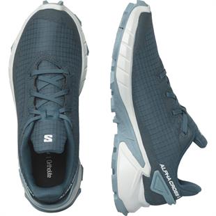 Salomon 471167 Alphacross 4 W Stargazer White Stone Blue Kadın Outdoor Ayakkabı