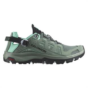Salomon 471173 Techamphibian 5 W Laurel Wreath/Arctic Ice/Marine Blue Kadın Outdoor Ayakkabı
