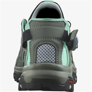 Salomon 471173 Techamphibian 5 W Laurel Wreath/Arctic Ice/Marine Blue Kadın Outdoor Ayakkabı