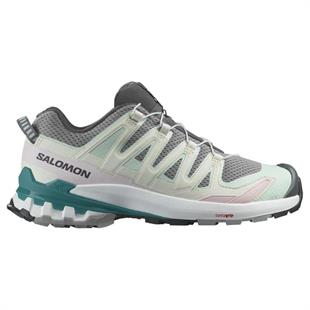 Salomon 471189 Xa Pro 3D V9 W Gull/White/Bleached Aqua Kadın Outdoor Ayakkabı