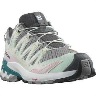 Salomon 471189 Xa Pro 3D V9 W Gull/White/Bleached Aqua Kadın Outdoor Ayakkabı