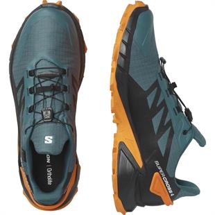 Salomon 471198 Supercross 4 GTX Stargazer/Black/Turmenic Erkek Outdoor Ayakkabı