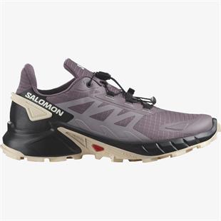 Salomon 472052 Supercross 4 W Moonscape Black/Tender Peach Kadın Outdoor Ayakkabı