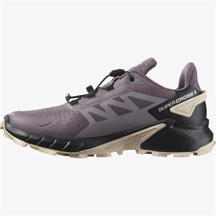 Salomon 472052 Supercross 4 W Moonscape Black/Tender Peach Kadın Outdoor Ayakkabı