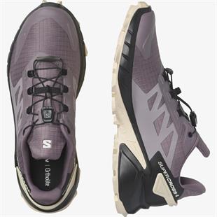 Salomon 472052 Supercross 4 W Moonscape Black/Tender Peach Kadın Outdoor Ayakkabı