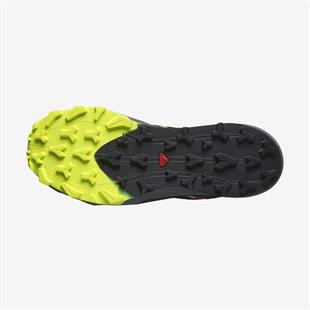 Salomon 472954 Thundercross Black/Quiet Shade/Neon Flame Erkek Outdoor Ayakkabı